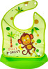 Baby Story Waterproof Baby Bib With Food Catching Pocket (Green)