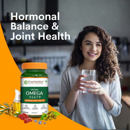 Pure Nutrition Omega 3-5-6-7-9 Fpr Brain And Heart Health 30 Capsules