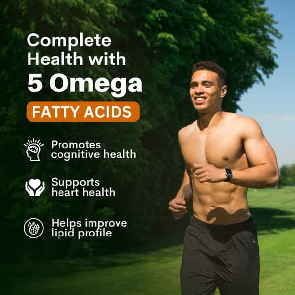 Pure Nutrition Omega 3-5-6-7-9 Fpr Brain And Heart Health 30 Capsules