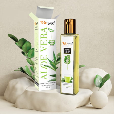 Pack Of 2 S&Alwood Essential Oil & Aloe Vera Carrier Oil - 100% Pure & Natural Oil