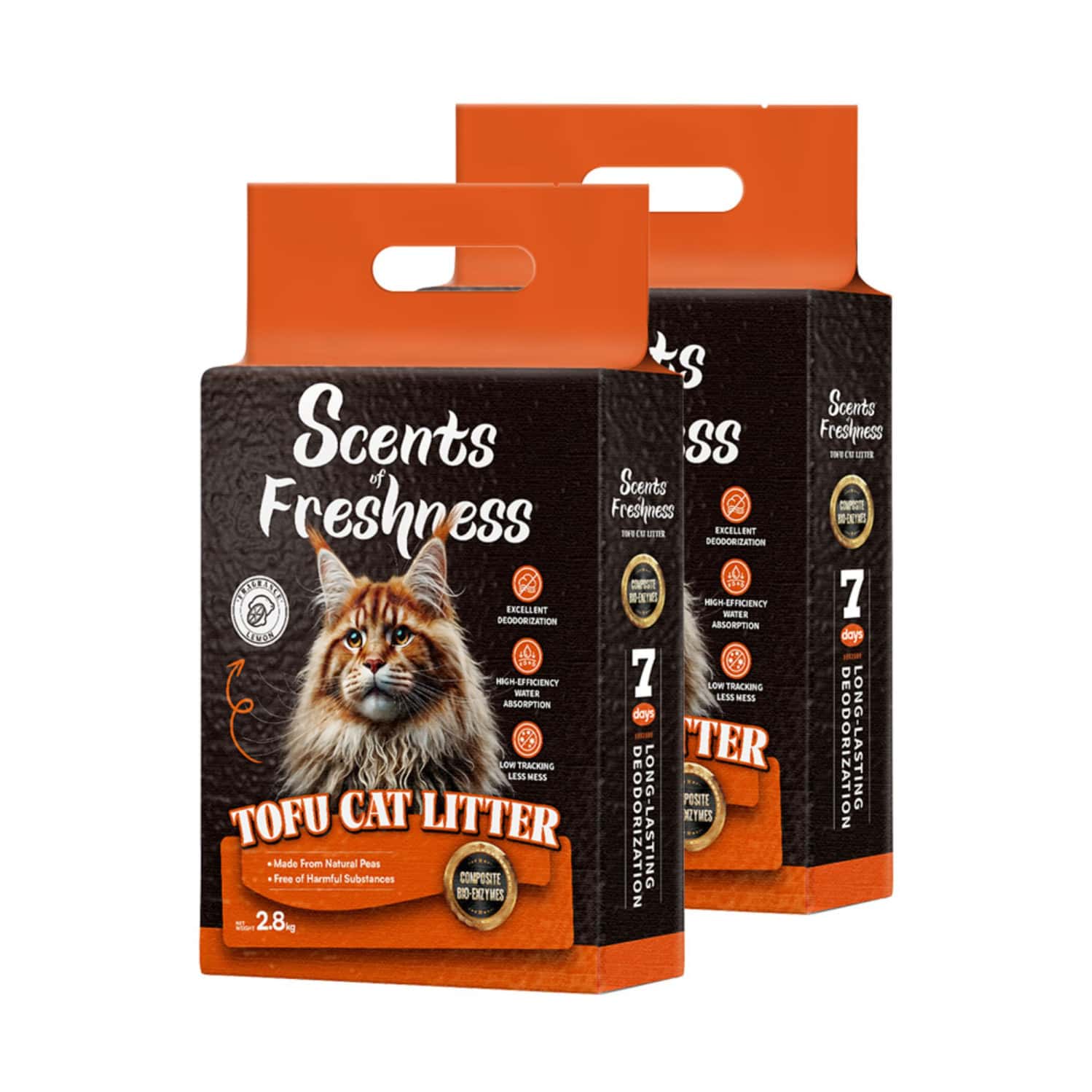 Scents Of Freshness - Premium Grade: 2 Percent Lemon Yellow Color - 2.8kg - 2mm (Orange)