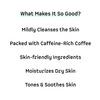 Mcaffeine Coffee & Milk Face Wash For 24Hr Moisturization - Soap Free Cleanser With Shea Butter