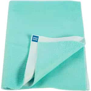 Meemee Cotton Baby Bed Protecting Mat (Pista Green | Medium)