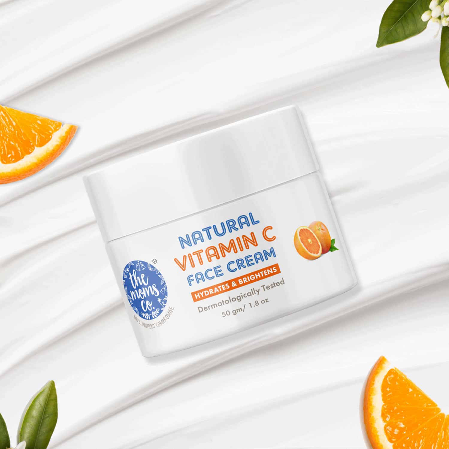 Buy THE MOMS CO. NATURAL VITAMIN C FACE CREAM WITH MONO CARTONS 50 GM