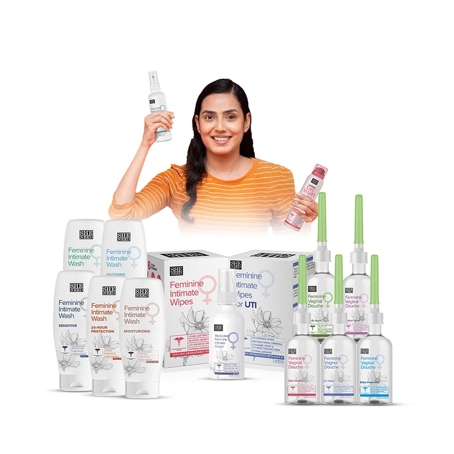 Buy SHENEED FEMININE INTIMATE WIPES FOR UTITREATS UTI, FUNGUS