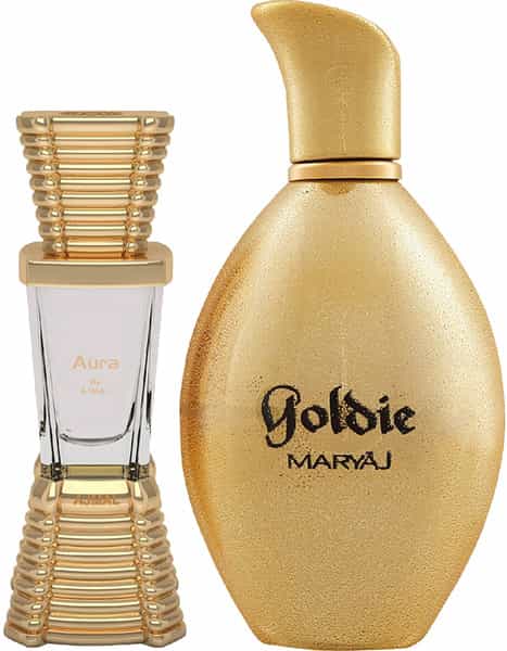 Ajmal Aura Concentrated Oil 10Ml For Unisex And Maryaj Goldie Edp 100Ml For Women