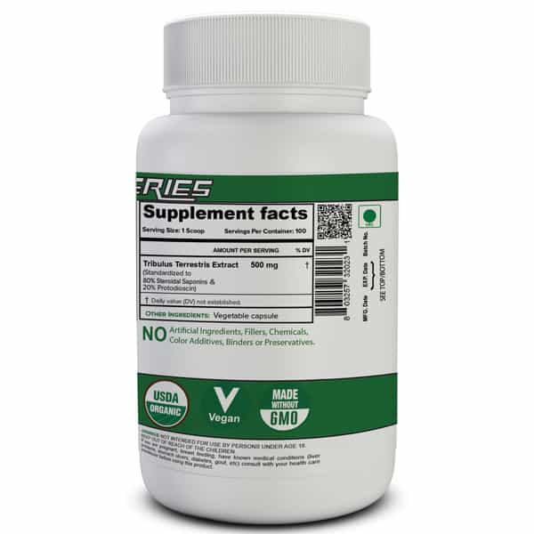 Nutrija Tribulus Terrestris Extract Is Standardized To 80% Steroidal Saponins - 50 Grams