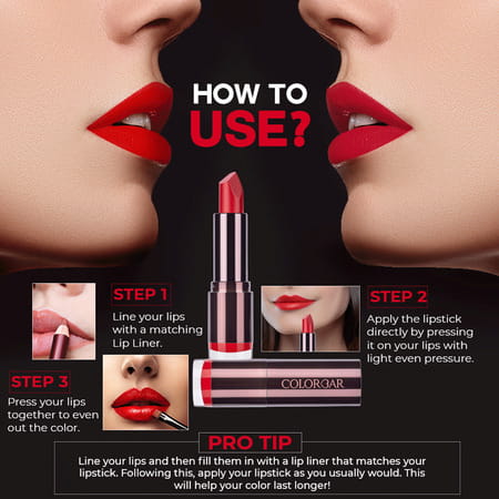 Colorbar Velvet Matte Lipstick- Hot Hot Hot