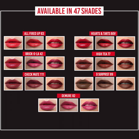 Colorbar Velvet Matte Lipstick- Hot Hot Hot