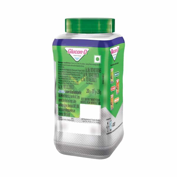 Glucon-D Regular 200 Gm Free Glucon-D 50 Gm