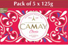 Camay Natural Cedarwood & Bergamot Beauty Soap Combo Pack - 125*5