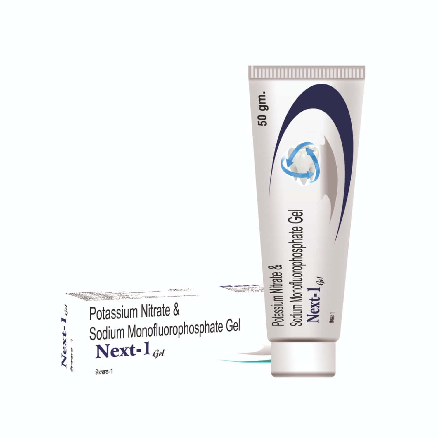 Sidhbali Next-1 Gel | Potassium Nitrate & Sodium Monofluorophosphate Gel | Fights Tooth Decay - 50g