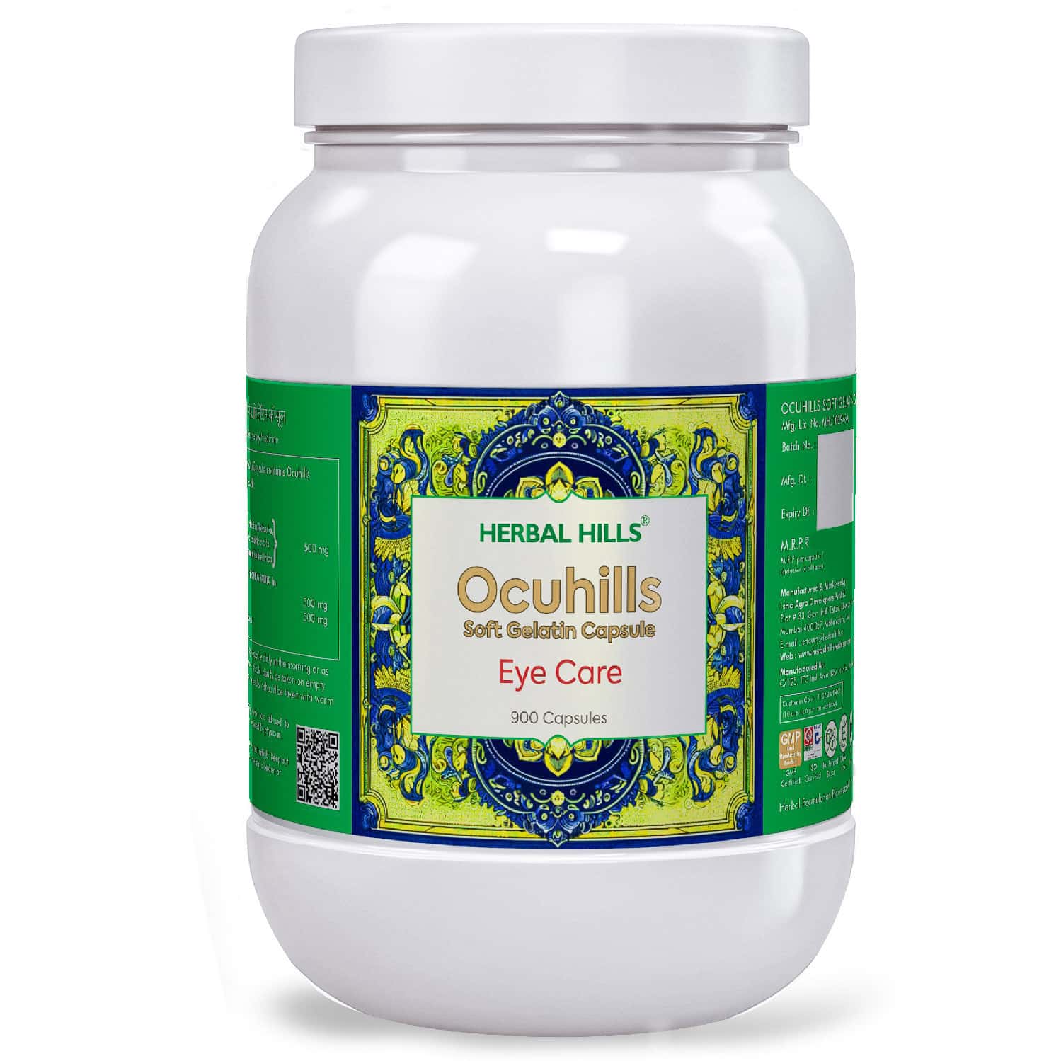 Herbal Hills Ocuhills - Value Pack 900 Capsule