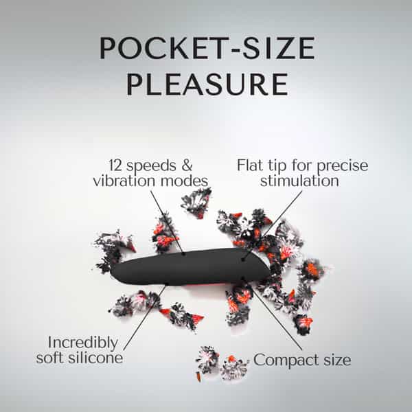 Libertee Dia Mini Bullet Rechargeable Massager Noir
