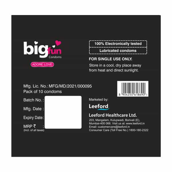 Bigfun Xtra Time-10 Pc Condom