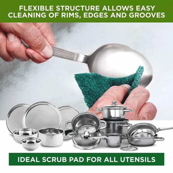 Scotch-Brite Silver Sparks Scrub Pad- Pack Of 3