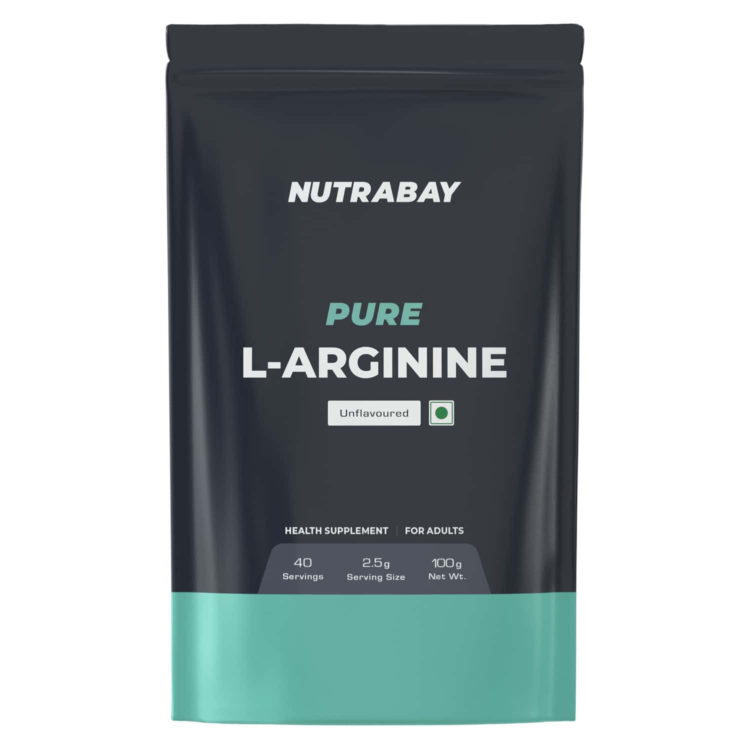 Nutrabay Pure 100% L-arginine Powder | Pre Workout Supplement|unisex - 100g | Unflavoured