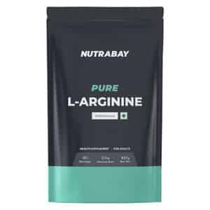 Nutrabay Pure 100% L-arginine Powder | Pre Workout Supplement|unisex - 100g | Unflavoured