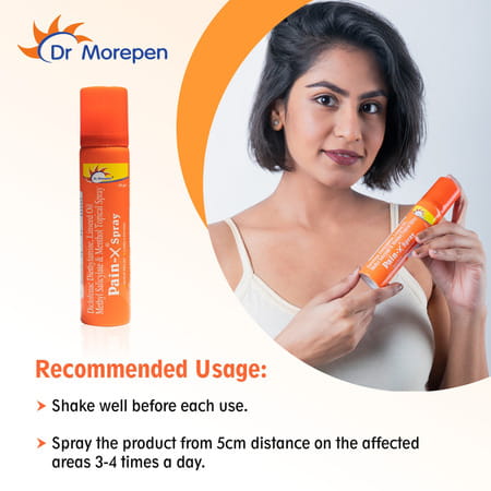 Dr. Morepen Pain-X | Pain Relief Spray 50 Gm