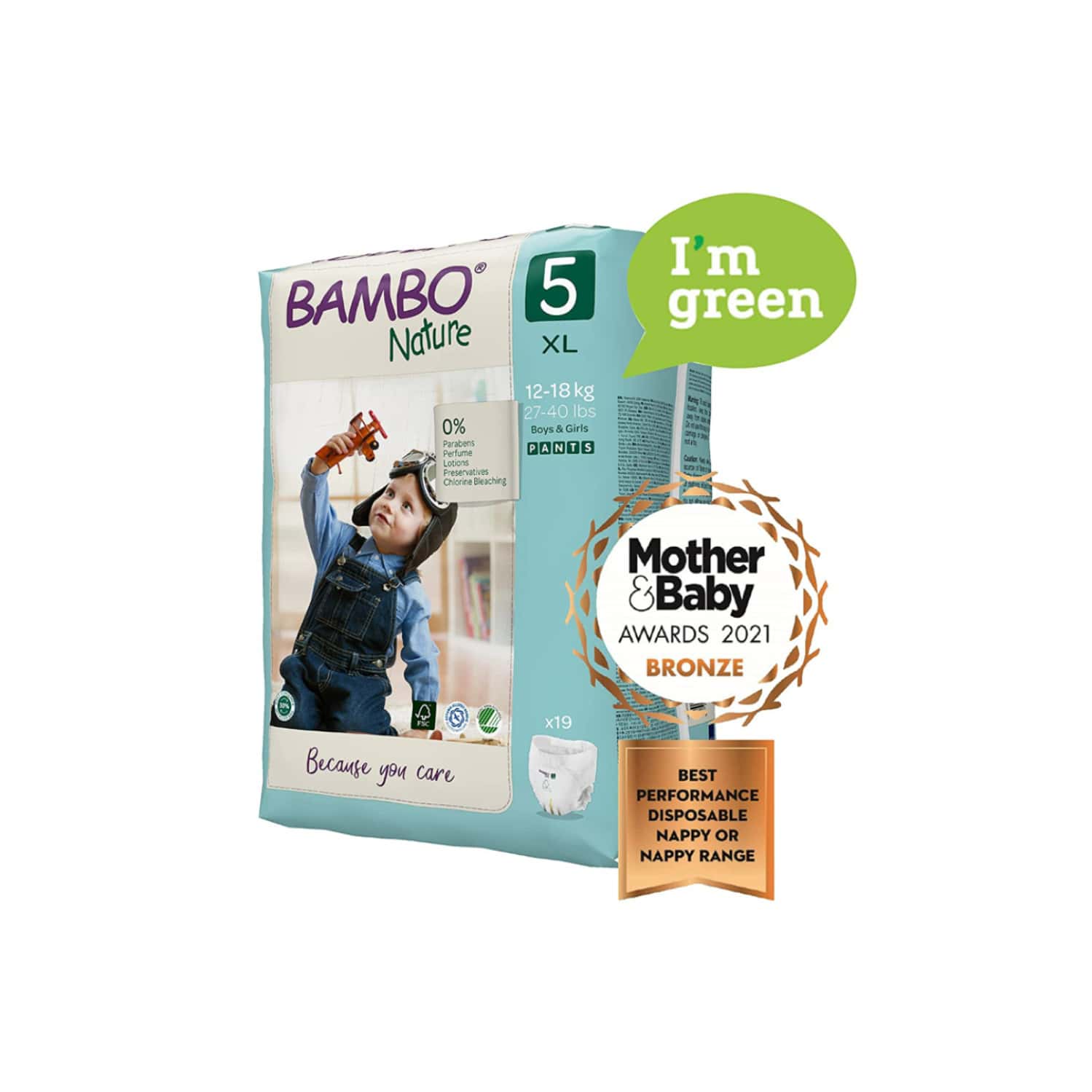 Buy BAMBO NATURE ECOFRIENDLY PANT STYLE DIAPERS WITH WETNESS INDICATOR