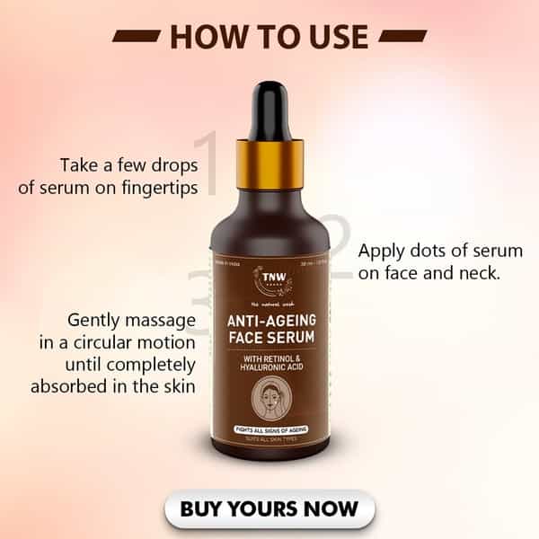 Tnw The Natural Wash Retinol Serum For Spotless Skin With 1.5% Hyaluronic Acid Anti- 30 Ml