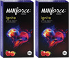 Manforce Ignite Apple-Peach Flavoured Extra Dotted Box Of 10 Condoms