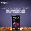 Manforce Ignite Apple-Peach Flavoured Extra Dotted Box Of 10 Condoms