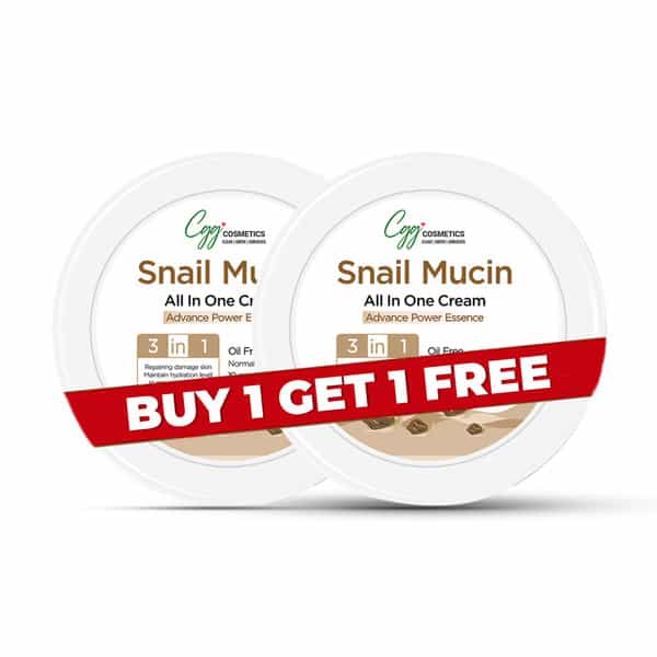 Cgg Cosmetics Snail Mucin All In One Cream 90G( Buy1 Get 1)