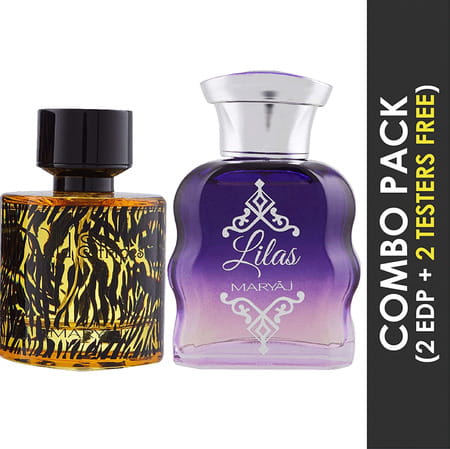 Maryaj Wild Stripes For Him Edp 100ml & Lilas For Her Edp 100 Ml Pack Of 2