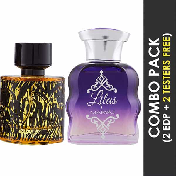 Maryaj Wild Stripes For Him Edp 100Ml & Lilas For Her Edp 100 Ml Pack Of 2
