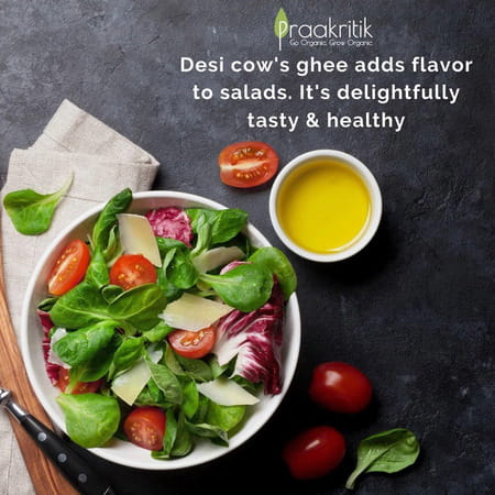 Praakritik Natural Desi Gir Cow A2 Ghee 250ml
