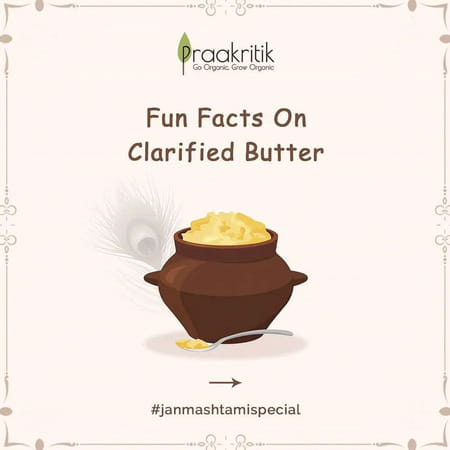 Praakritik Natural Desi Gir Cow A2 Ghee 250ml