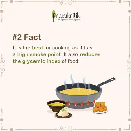 Praakritik Natural Desi Gir Cow A2 Ghee 250ml