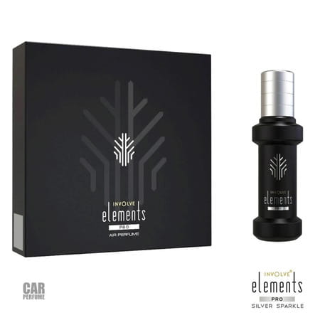 Involve Elements Pro Silver Sparkle - Premium Spray Car Air Perfume - Fine Fragrance - Iep02