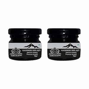 Earth King Kashmiri Shilajit/shilajit Resin | Raw Shilajit | (semi Liquid) - 40gm (pack Of 2)