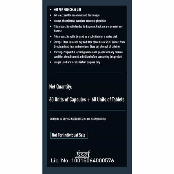 Muscleblaze Mb-Vite + Omega 3 Combo | 60 Tabs + 60 Caps | With Epa & Dha