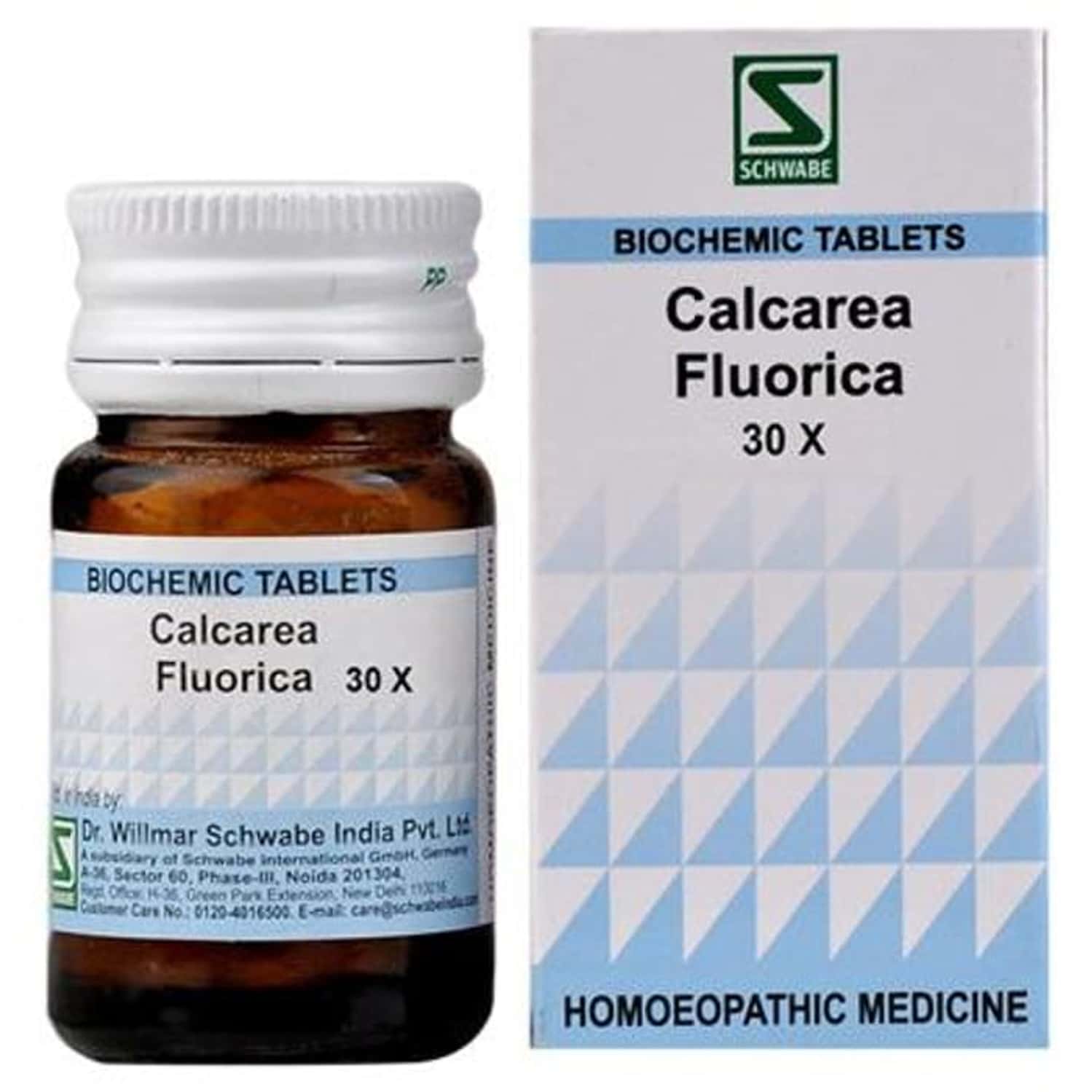 Dr. Willmar Schwabe India Calcarea Fluorica Biochemic Tablet 30x 20 No'S