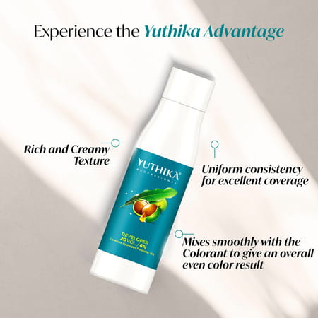 Yuthika Professional Developer For Hair Color 20 Volume (6%) 500Ml