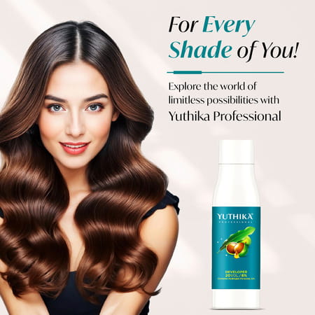 Yuthika Professional Developer For Hair Color 20 Volume (6%) 500Ml