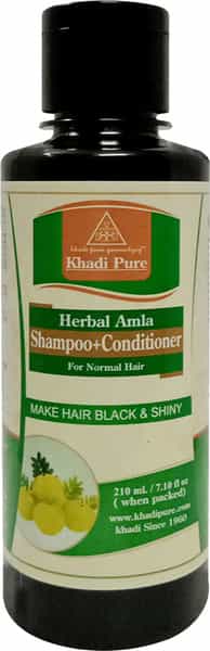 Khadi Pure Herbal Amla Shampoo + Conditioner - 210Ml