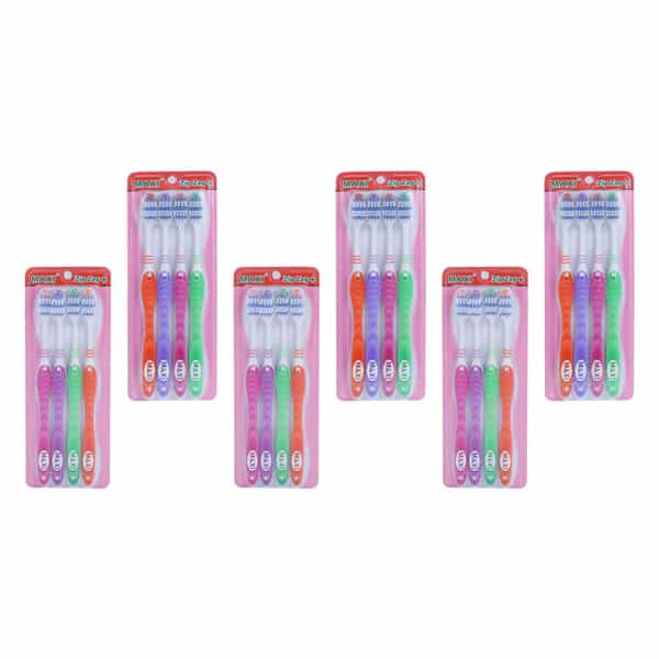 Maxi Zigzag+ Super Saver Pack Soft Toothbrush (Pack Of 24)