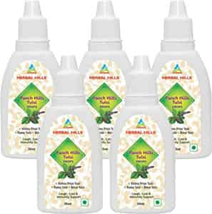 Herbal Hills Panch Tulsi 30ml Drops -pack Of 5