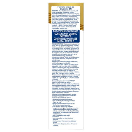 Ensure Diabetes Care Specialized Nutrition Drink Chocolate - 400G Box
