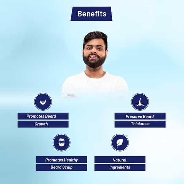 Formen Advanced Beard Growth Serum For Men | With Redensyl | Procapil | For Patchy Beard (60 Ml)