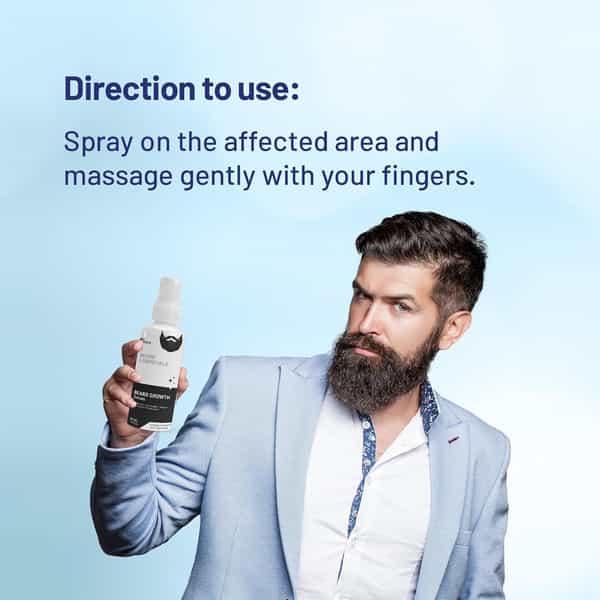 Formen Advanced Beard Growth Serum For Men | With Redensyl | Procapil | For Patchy Beard (60 Ml)