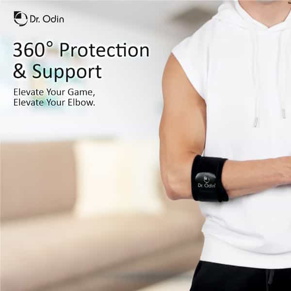 Dr. Odin At 01 Tennis Elbow Brace - Adjustable Compression Support For Pain Relief & Injury Recovery