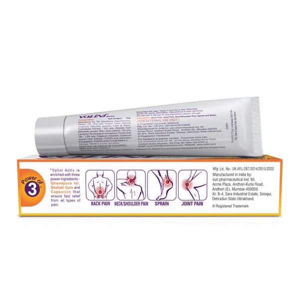 Volini Activ Pain Relief | Gel | 50 Gm