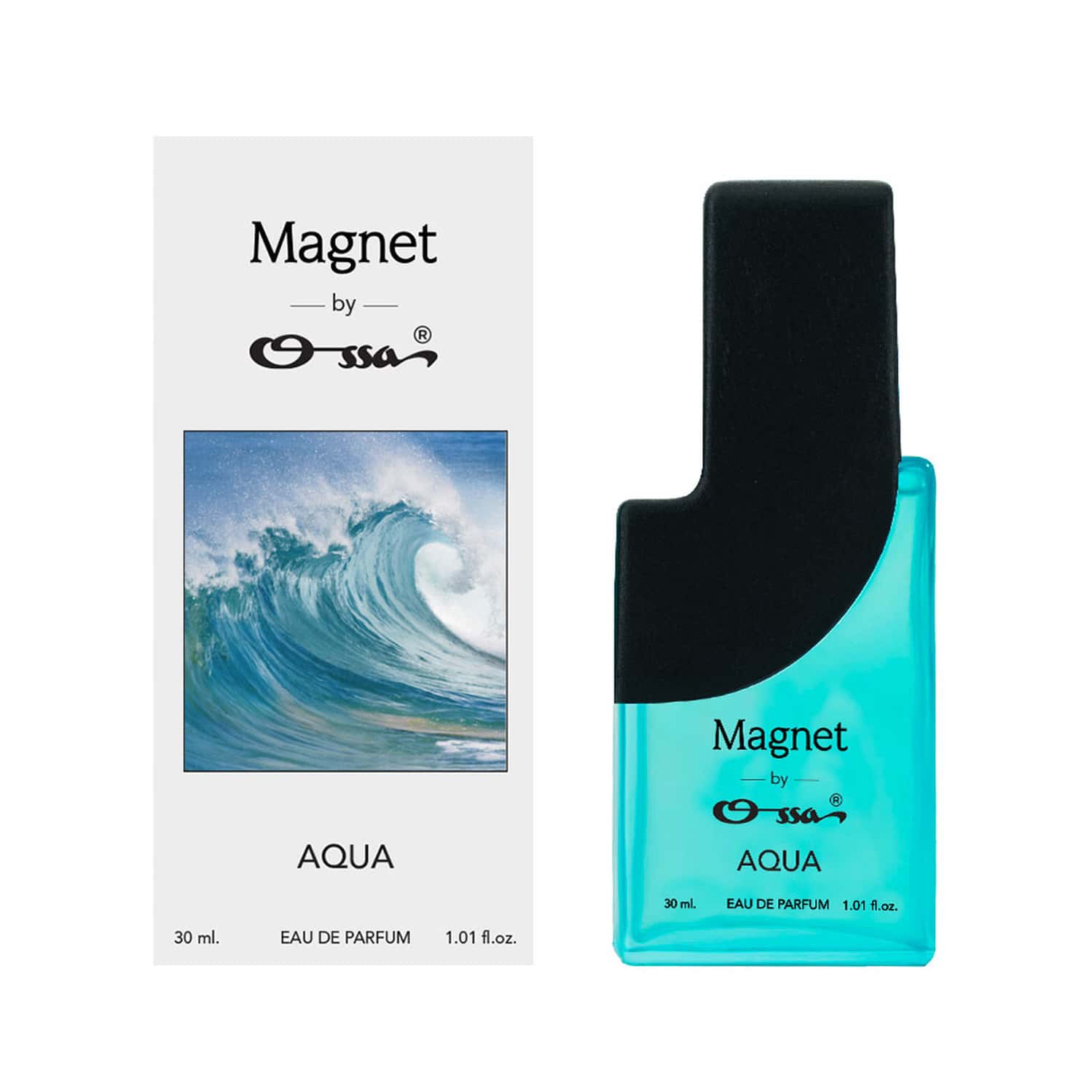 Ossa Magnet Aqua Eau De Parfum | Bergamot | Patchouli | Cedarwood | Sandalwood | Musk | Unisex 30ml