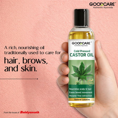 Goodcare Cold Pressed Castor Oil 200Ml | Hair & Scalp Care | Skin Hydration | Natural Laxative