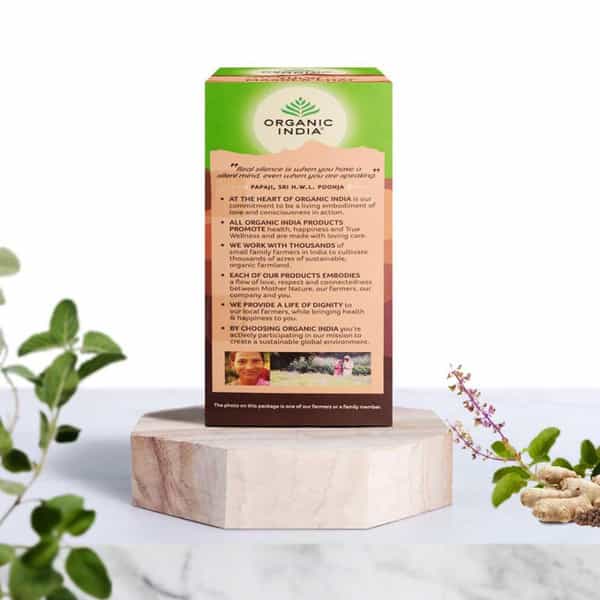 Organic India Tulsi Masala Chai 25 Teabags Box